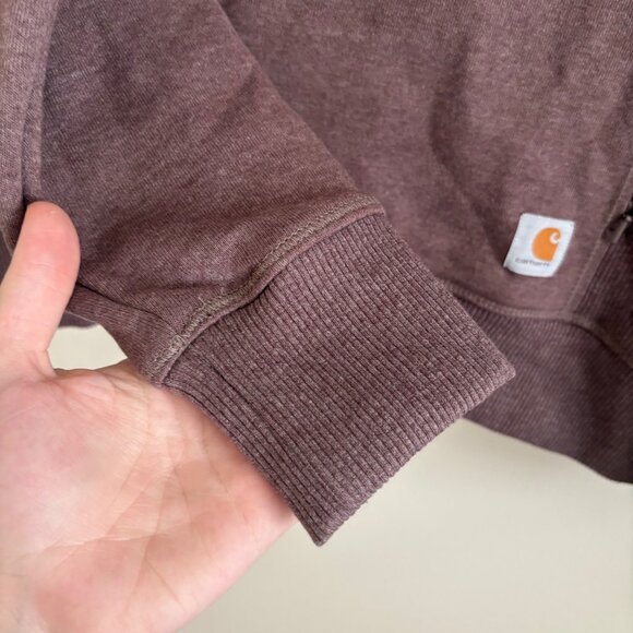 Carhartt Pullover Midweight Hooded Jacket Purple Mauve Women’s Size S - Picture 7 of 10